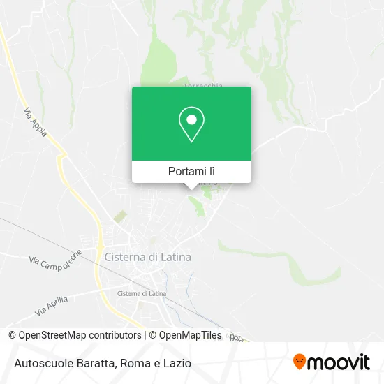 Mappa Autoscuole Baratta