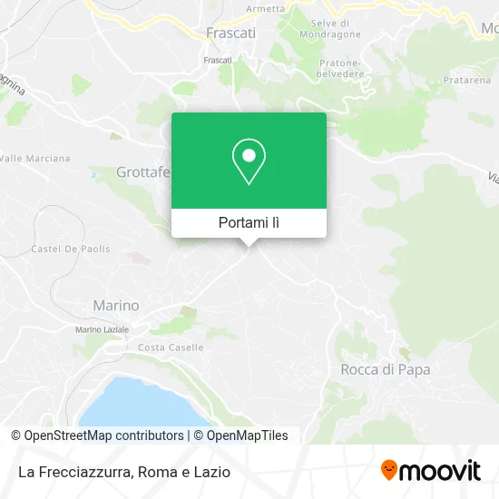 Mappa La Frecciazzurra