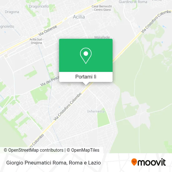 Mappa Giorgio Pneumatici Roma