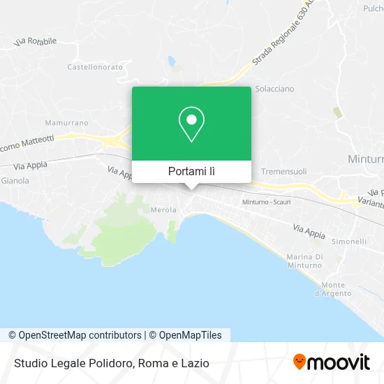 Mappa Studio Legale Polidoro