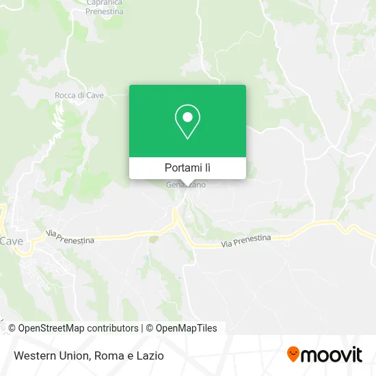 Mappa Western Union