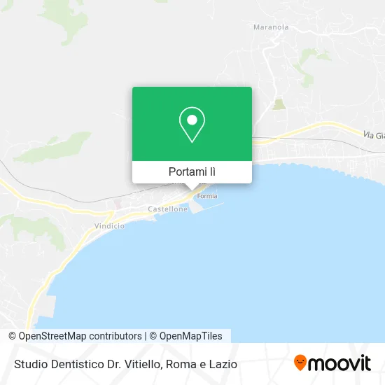 Mappa Studio Dentistico Dr. Vitiello