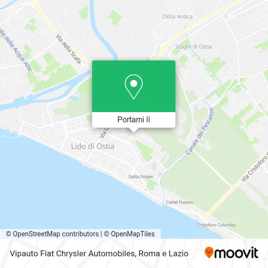 Mappa Vipauto Fiat Chrysler Automobiles