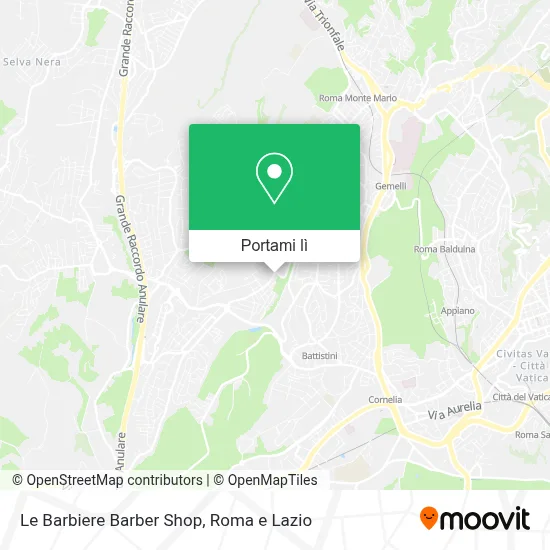 Mappa Le Barbiere Barber Shop