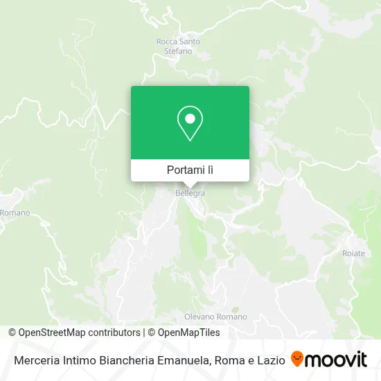 Mappa Merceria Intimo Biancheria Emanuela