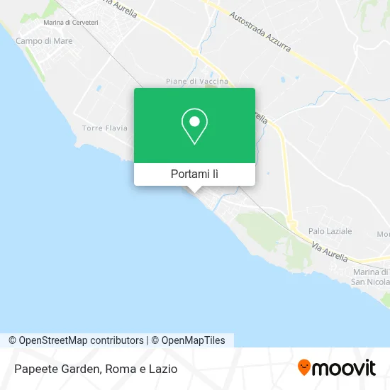 Mappa Papeete Garden