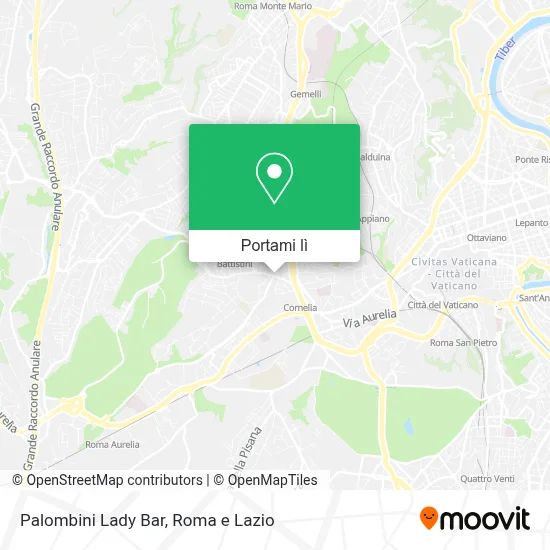Mappa Palombini Lady Bar