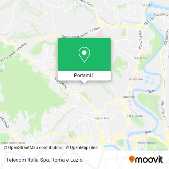 Mappa Telecom Italia Spa