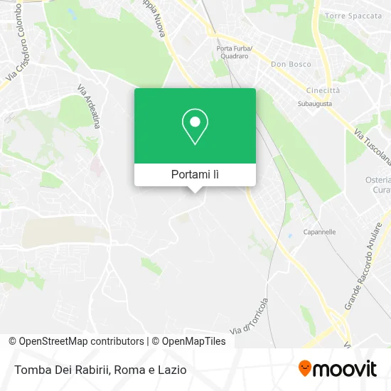 Mappa Tomba Dei Rabirii