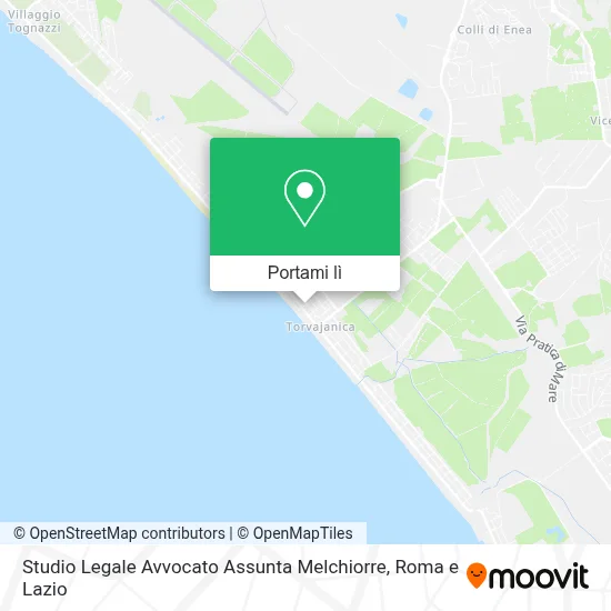 Mappa Studio Legale Avvocato Assunta Melchiorre