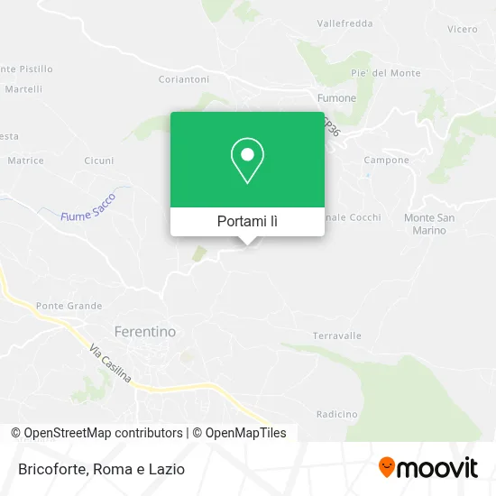 Mappa Bricoforte