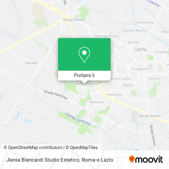 Mappa Jlenia Biancardi Studio Estetico
