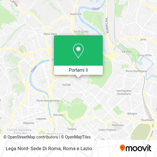 Mappa Lega Nord- Sede Di Roma