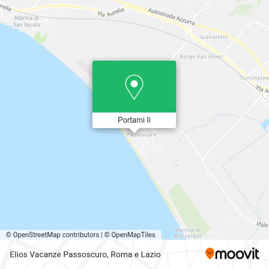 Mappa Elios Vacanze Passoscuro