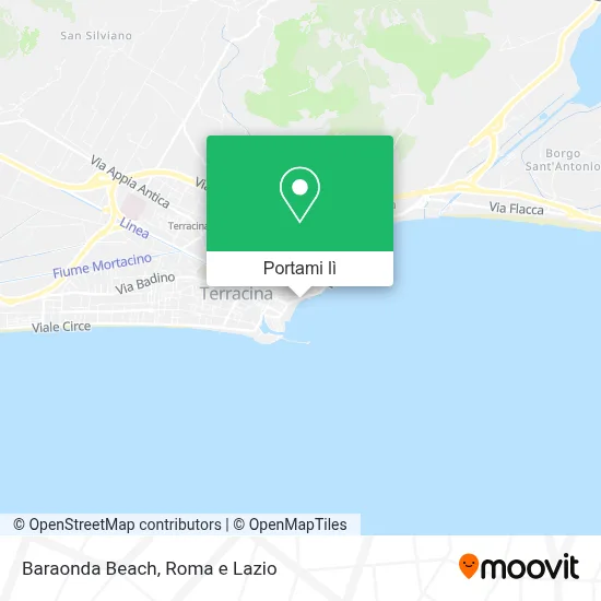 Mappa Baraonda Beach