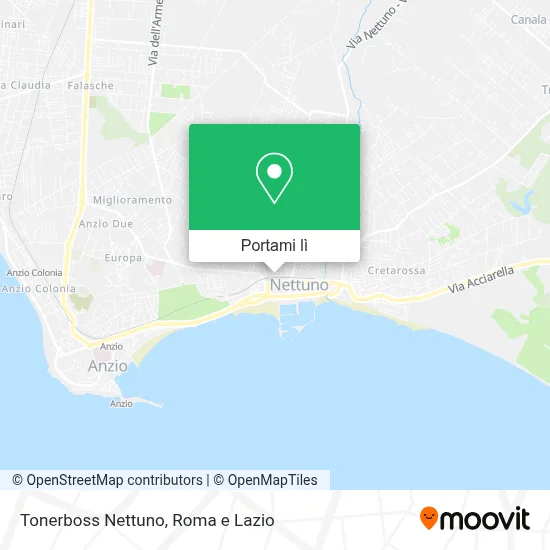 Mappa Tonerboss Nettuno
