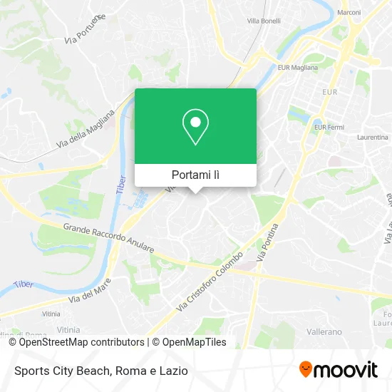 Mappa Sports City Beach