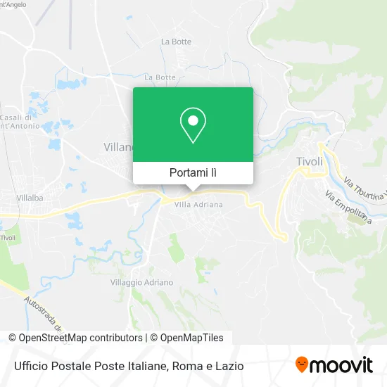 Mappa Ufficio Postale Poste Italiane