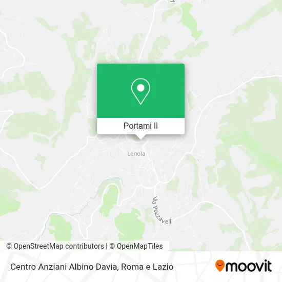 Mappa Centro Anziani Albino Davia
