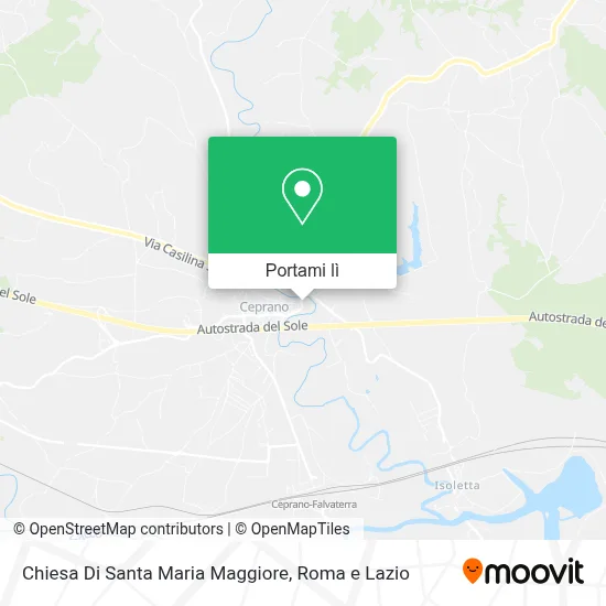 Mappa Chiesa Di Santa Maria Maggiore