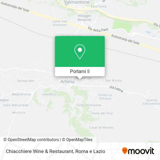 Mappa Chiacchiere Wine & Restaurant