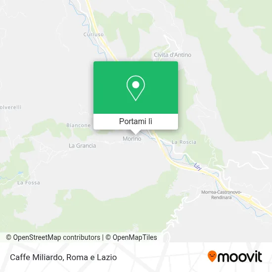 Mappa Caffe Miliardo