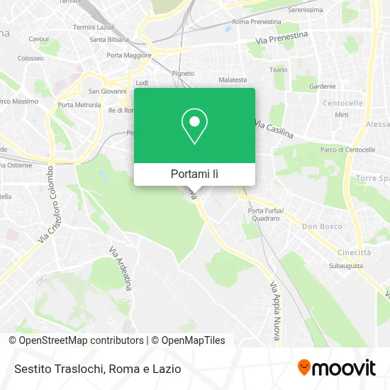 Mappa Sestito Traslochi