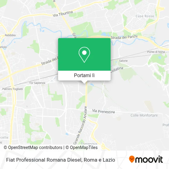 Mappa Fiat Professional Romana Diesel