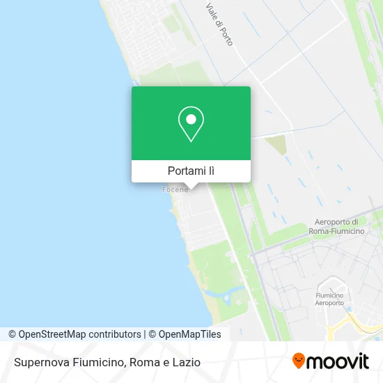 Mappa Supernova Fiumicino