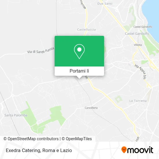Mappa Exedra Catering