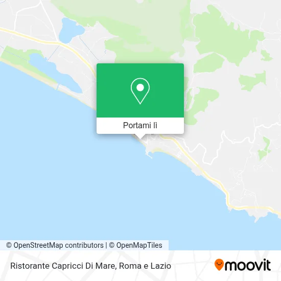 Mappa Ristorante Capricci Di Mare