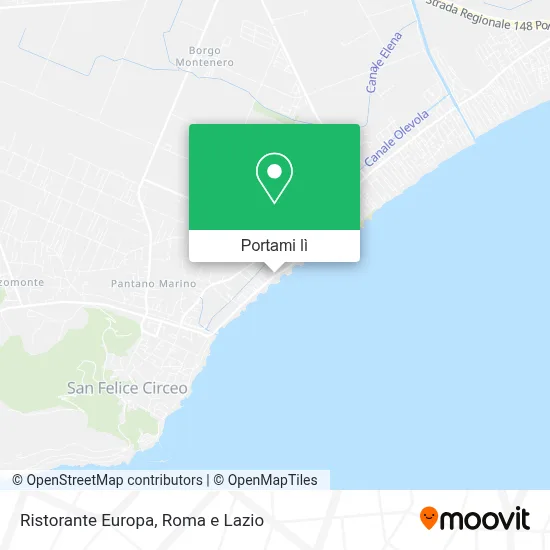 Mappa Ristorante Europa