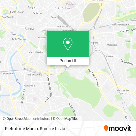 Mappa Pietroforte Marco