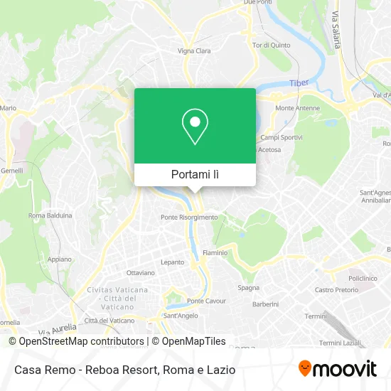 Mappa Casa Remo - Reboa Resort
