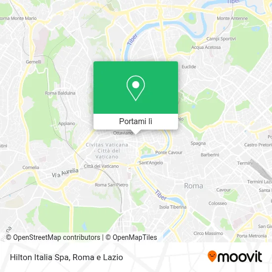 Mappa Hilton Italia Spa