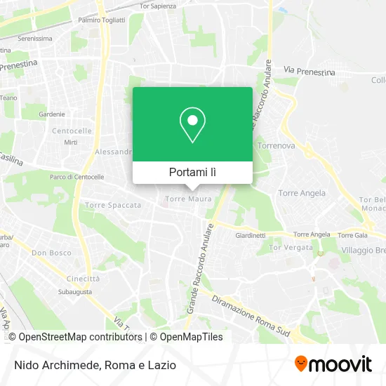 Mappa Nido Archimede