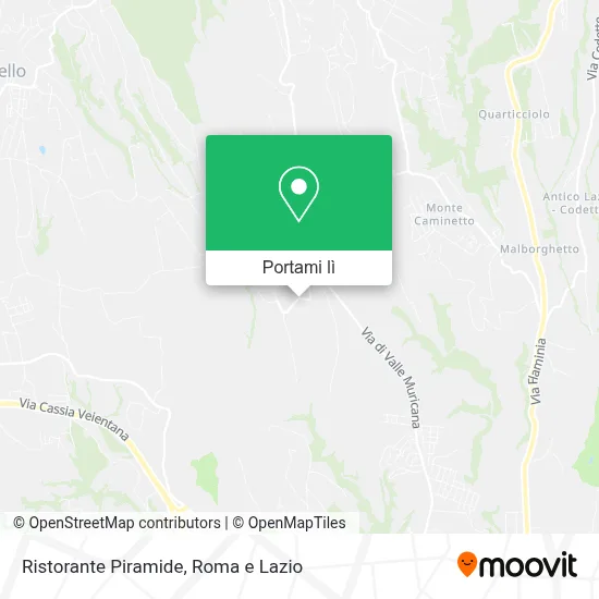 Mappa Ristorante Piramide