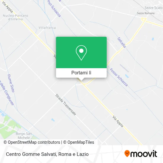 Mappa Centro Gomme Salvati