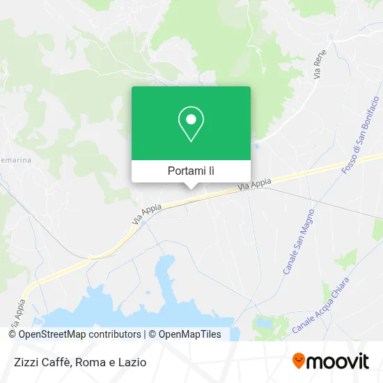 Mappa Zizzi Caffè