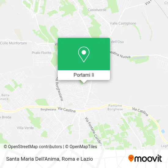 Mappa Santa Maria Dell'Anima