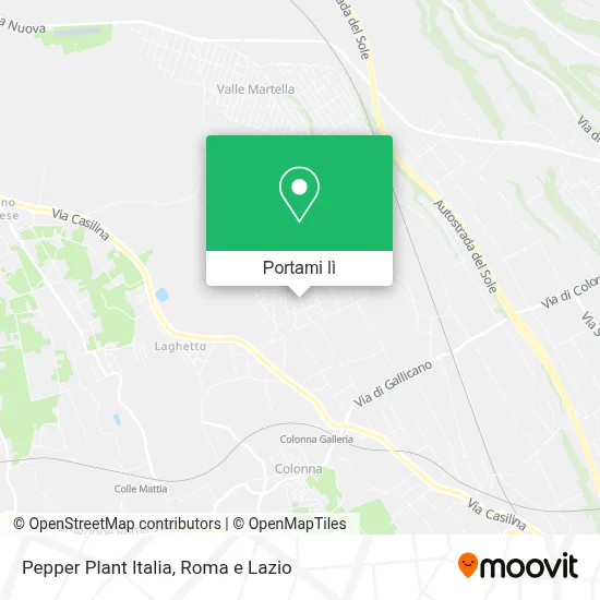 Mappa Pepper Plant Italia