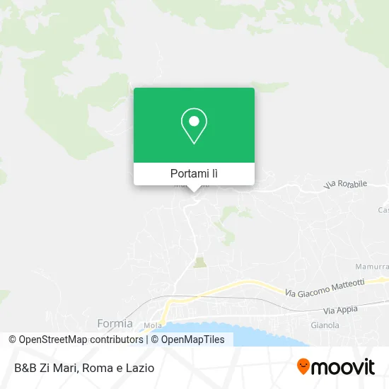 Mappa B&B Zi Mari