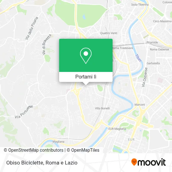 Mappa Obiso Biciclette