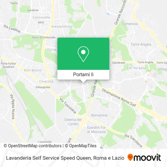Mappa Lavanderia Self Service Speed Queen