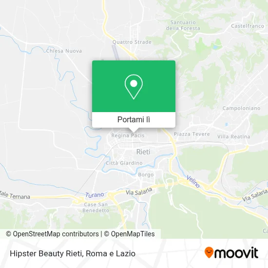 Mappa Hipster Beauty Rieti