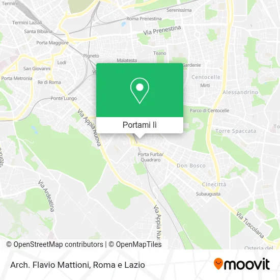 Mappa Arch. Flavio Mattioni