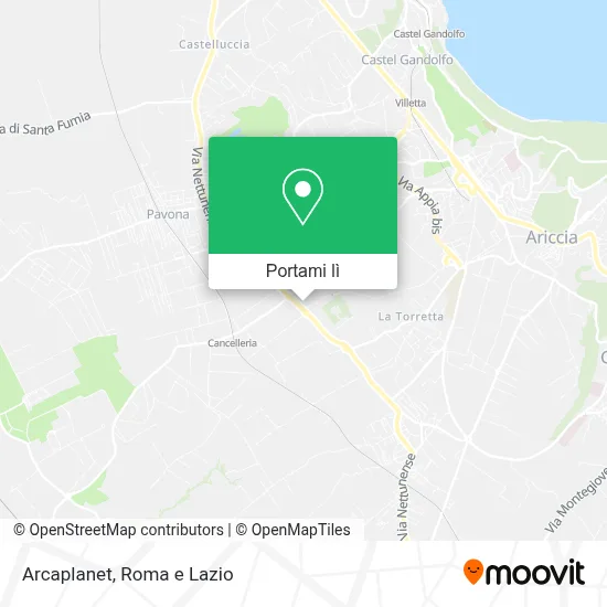 Mappa Arcaplanet