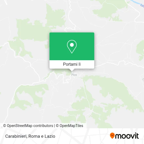 Mappa Carabinieri