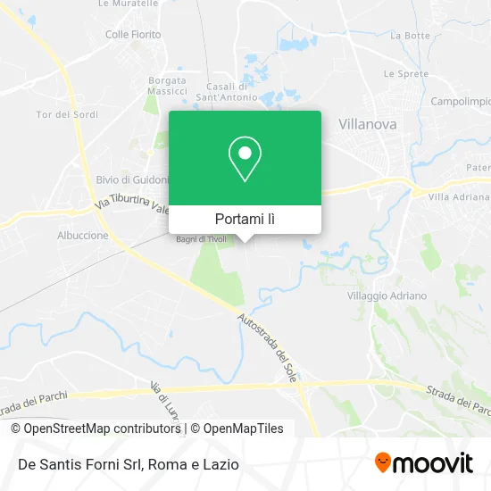 Mappa De Santis Forni Srl