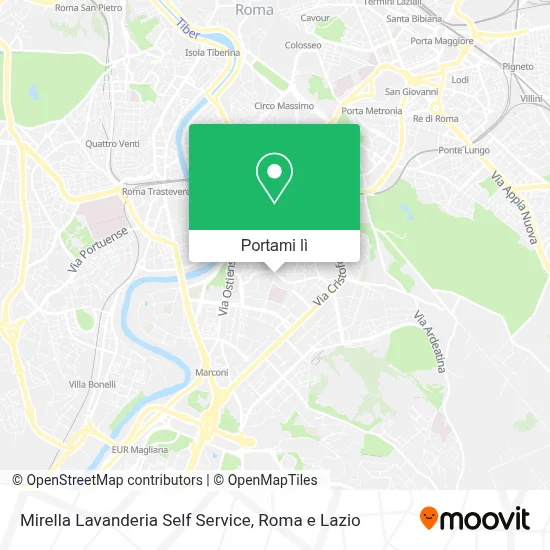 Mappa Mirella Lavanderia Self Service